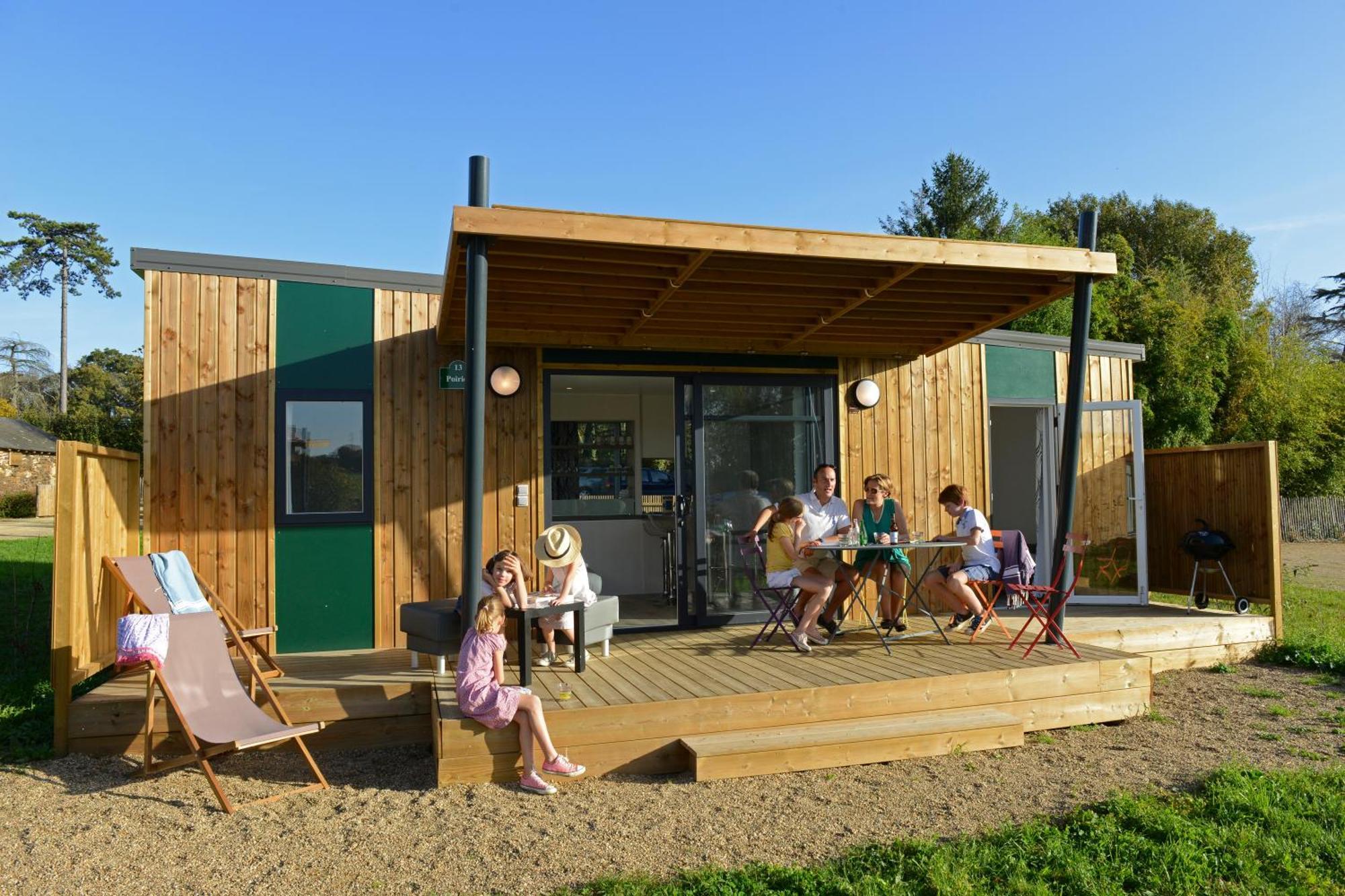 Les Roulottes & Cottages Du Moulin Chenillé-Changé Exteriér fotografie